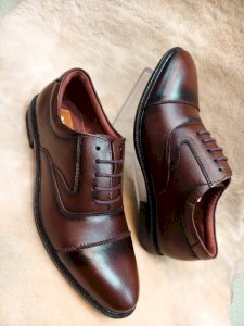 Elegant Style Leather Oxford Shoes