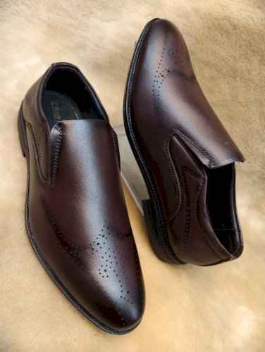 Elegant Style Leather Oxford Shoes