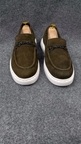 Casual Comfort Leather Loafer Shoes For Men