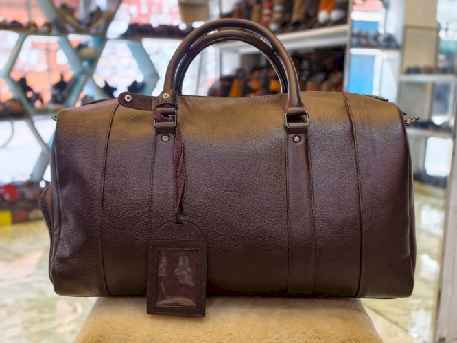 Classic Leather Travel Bag for Men
