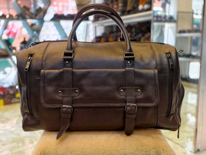 Original Leather Luggage Travel Bag