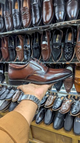 Elegant Style Leather Oxford Shoes